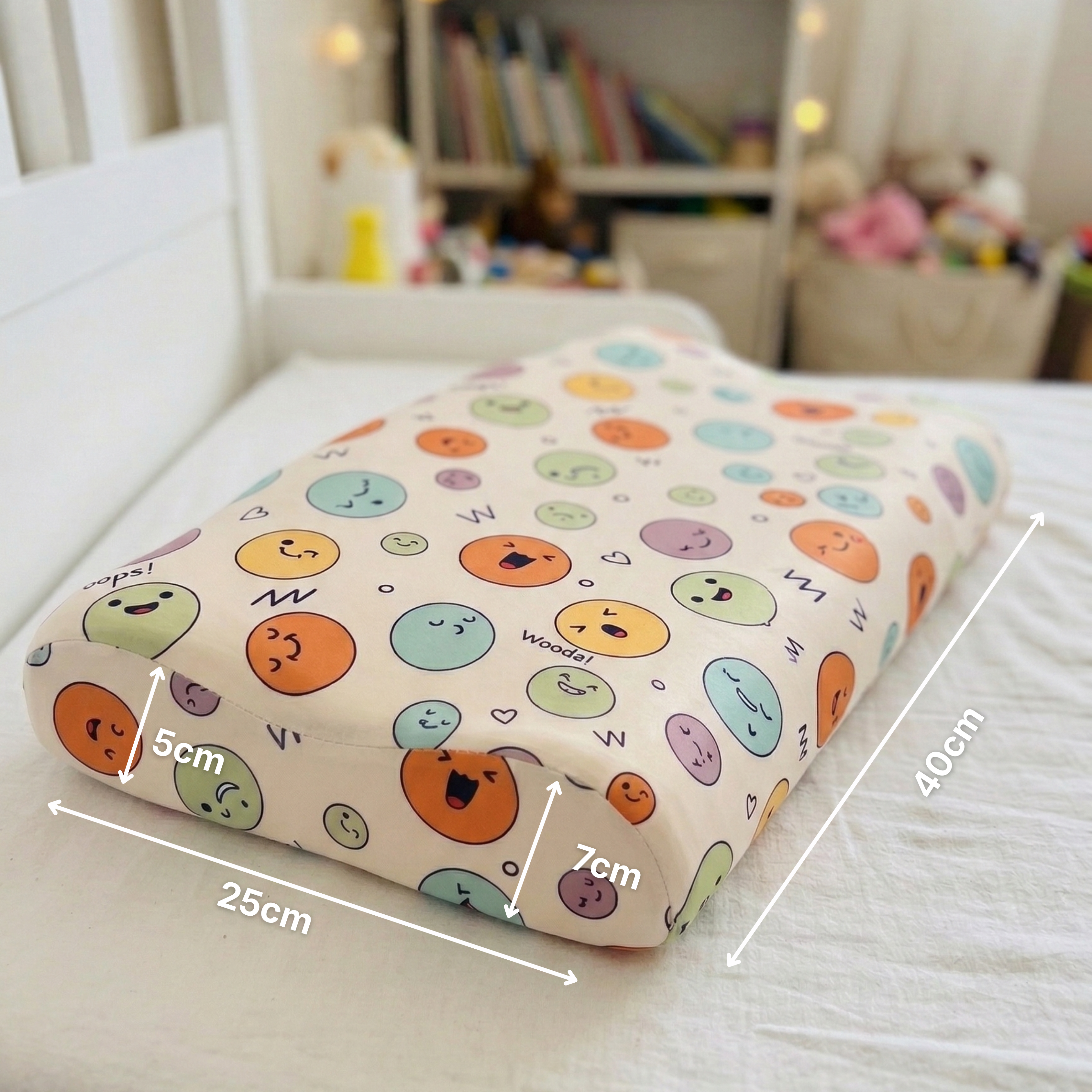 Calming Cloud | Kids Memory Foam Pillow | Ergonomic Pillow for Better Sleep