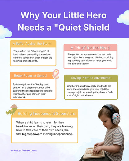 Ultra-Soft Kids Noise Cancelling Headphones