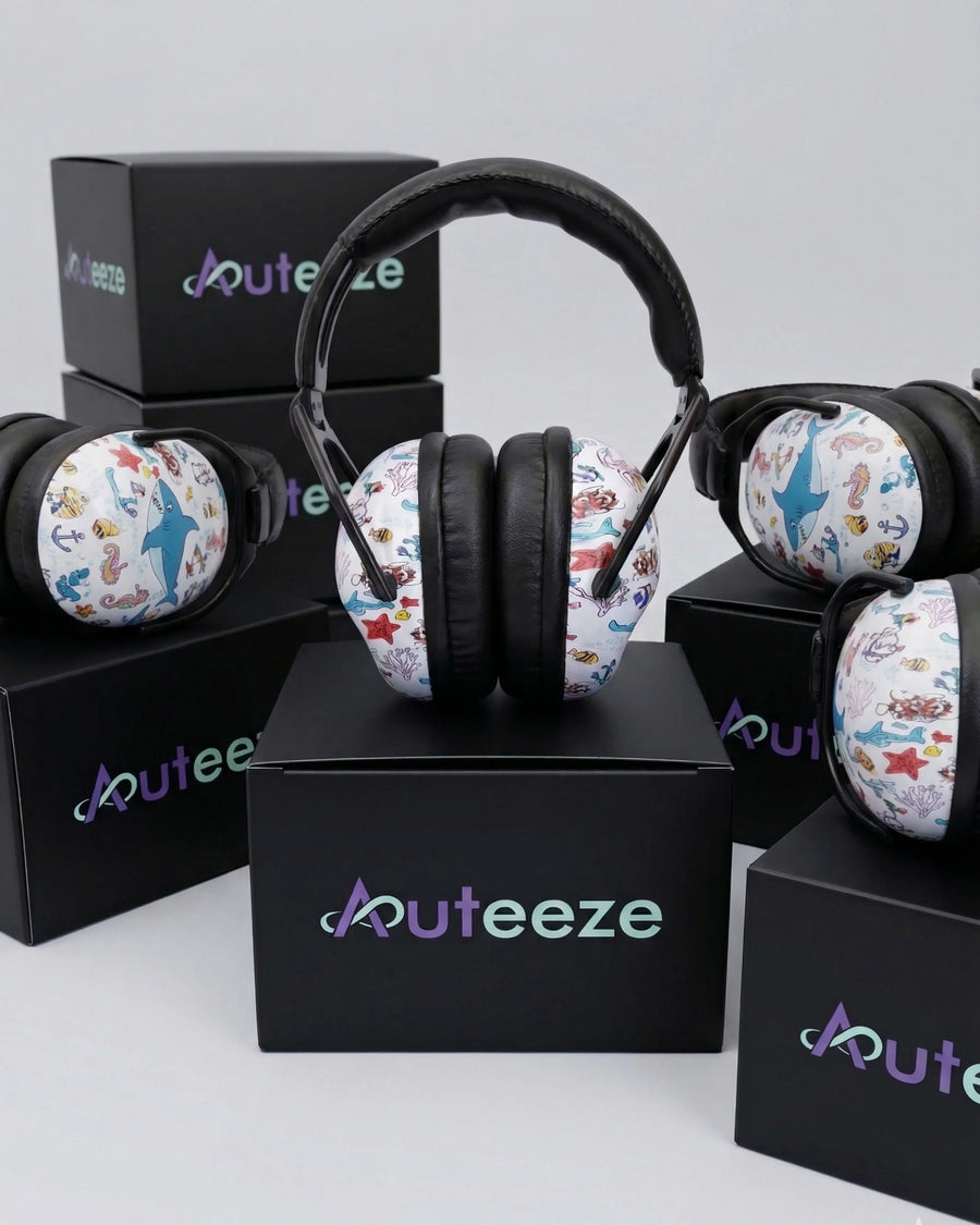 Kids Sensory Noise Cancelling Earmuffs – 25dB NRR Sensory Ear Protection