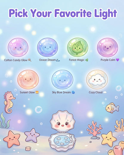 Kids Bedroom Lamp with White Noise for Night